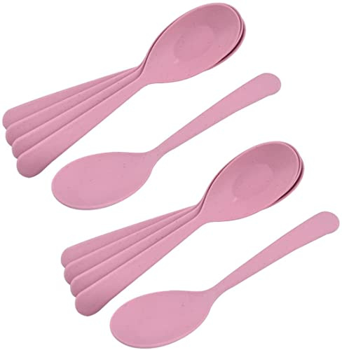 XYWHPGV Cocina de plástico Restaurante Sopa de arroz Cuchara para servir Cuchara 16cm Longitud 10pcs Rosa(d6b38 ac1af 831af 96a98 96ebe 4ff56