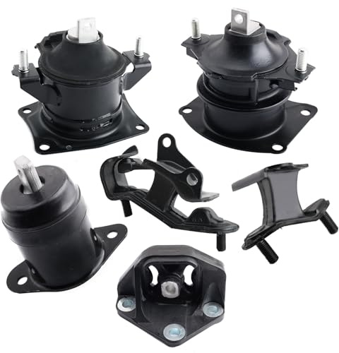 Engine Motor and Transmission Mount Kit Set of 6 Compatible with 2003/2004/2005/2006/2007 Ho~n~da Accord LX EX SE 3.0L Automatic Trans, Replaces# A4527HY A4526HY A4525 A4544 A4517 A4524