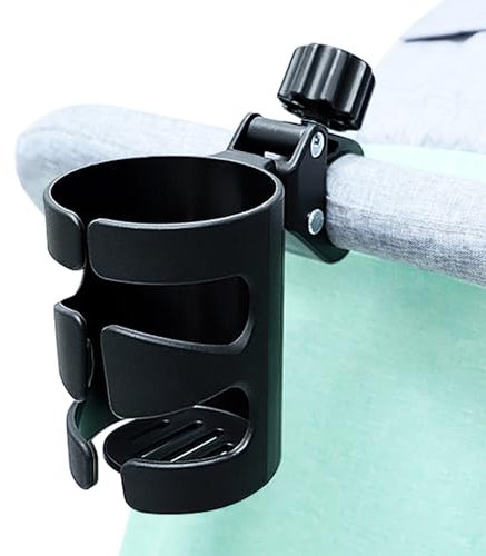 Vihir Getränkehalter für Kinderwagen Buggy Zubehör Universal Becherhalter für Buggy Rollstuhl Fahrrad Kaffeehalter Kinderwagen Cup Holder Mom Geschenke