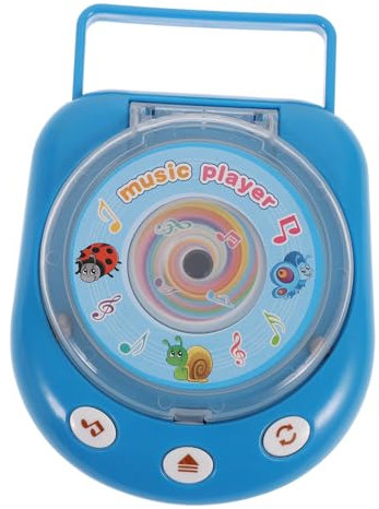 Toyvian 1 Pc lettore CD di emulazione giocattoli in miniatura giocattoli musicali giocattoli per bambini giocattolo giocattoli del lettore CD apparecchio di plastica puzzle giocatore
