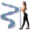 Slim Panda Ceinture de Yoga élastique, Band D'étirement de Yoga avec 9 Boucles, Stretch Bandes,pour Le,Pilates,Thérapie Physique，Exercices D'étirement, Violet Lac Bleu