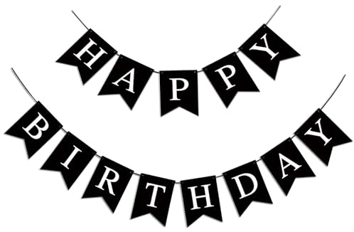 Cartel de feliz cumpleaños, decoración de feliz cumpleaños, letrero de cumpleaños para decoración de fondo de fiesta de cumpleaños, suministros de fiesta de cumpleaños para niñas, niños y mujeres,