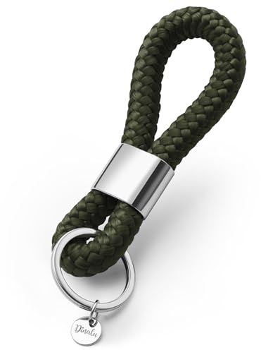 Dinalu [TEST SEHR GUT, NOTE 1.1] Schlüsselanhänger aus Paracord, Geschenke für Geburtstag Frauen beste Freundin, Dankeschön Geschenk, Auto Schlüsselband, Schlüssel Anhänger, Schlüsselringe Organizer