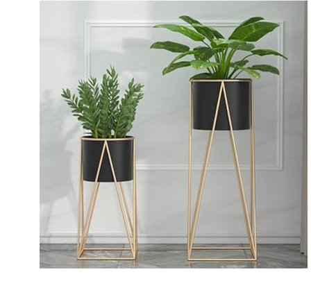 pflanzenständer, blumenstand, blumenstander Blumenregal pflanzenhocker pflanzentopf blumentopf hoch indoor holz seule Garten Blumentreppen Pflanzentreppe Ablagen deko gold metall weiß schwar