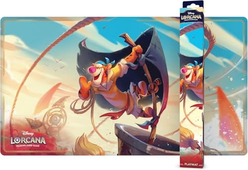 Ravensburger - Disney Lorcana TCG: Set 7 Tigger | Tapete Cartas con Una Medida 61 X 34,3 Cm | Disney Lorcana con Un Diseño Único | Tapete Juegos De Mesa De Calidad