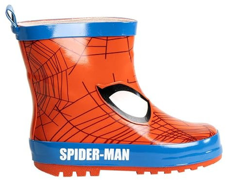 CERDÁ LIFE'S LITTLE MOMENTS | Botas de Lluvia Spiderman para Niños Fabricadas en Goma Impermeable con Suela Antideslizante - Botas Lluvia Spiderman Diseño Azul y Rojo de Marvel Spiderman
