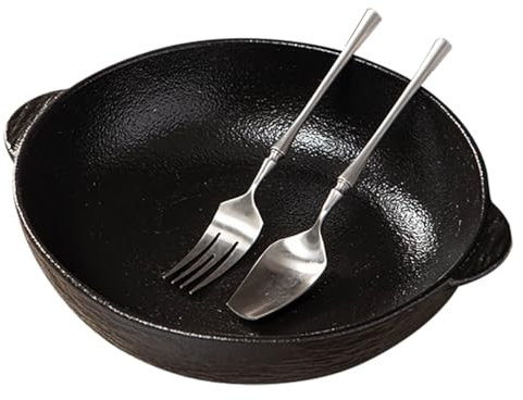 Tazón Redondo Para Fideos Gran|Ensaladeras De Vajilla De Cerámica|Tazón Creativo Para Mezclar Con Superficie Esmerilada|Apto Para Lavavajillas Y Microondas,Negro-31x7cm (12,2x2,7 Pulgadas),4 Piezas