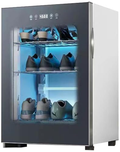 Electric Shoe Dryer, Sterilization and Deodorization Shoe Drying Cabinet with 60° Thermostatic Control and Internal Circulation Hot Air, Household Shoe Drying Equipment for Shoes, Boot, Socks