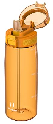 Sparrow Trinkflasche mit Strohhalm - Tritan Wasserflasche 500ml, 750ml, 1L | Flasche, Auslaufsicher, Spülmaschinenfest, BPA-Frei, Langlebig, Fahrrad, Fitness, Leicht, Schule, TouchSip