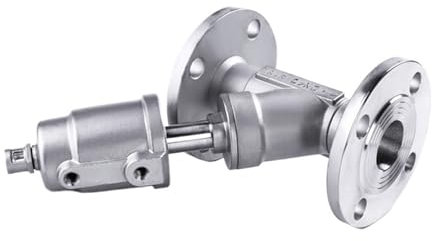 Valvola ad angolo flangiata pneumatica a doppio effetto e a semplice effetto in acciaio inossidabile 304 da 1/2(Single acting)