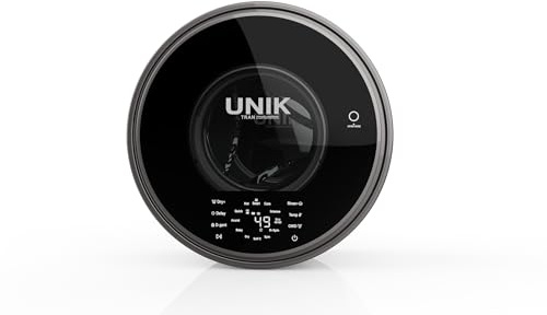 Trans‑Continents UNIK TR‑911 Mini‑Wash 2.5 kg – Machine à laver + Séchante murale ultra‑compacte pour camping‑car, caravane, bateau & studio • 12 programmes (Gris Prestige)
