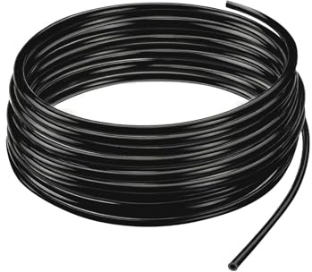 4 Meter Silikonschlauch Schwarz – ID 4 mm, OD 8 mm Unterdruckschlauch Kfz | Lebensmittelechtes Silikon, -20 °C bis 200 °C, Flexibel, Alterungsbeständig für Kfz, Motoren, Industrie und Kabelschutz