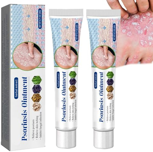 Psoriasis creme, psoriasis, cortisonsalbe stark,ekzemcreme Antimykotika Antifungal Cream, Ekzem Antimykotika kzem Creme, Ringwurm, Fusspilz (2pcs)
