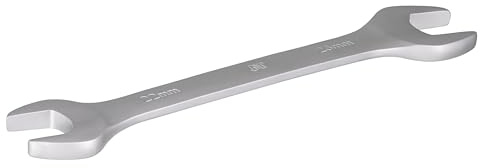 Clé plate à double fourche 22 et 23 mm en acier carbone NOYON ET THIEBAULT | robuste et durable | idéale pour les travaux de plomberie | très bonne prise en main (longueur totale 230 mm)