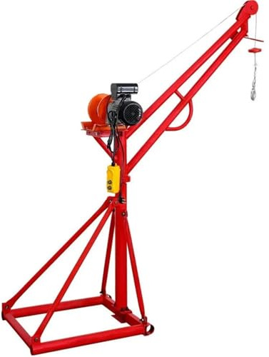 Montacargas eléctrico 360 grados giran 300 kg 500 kg 1000 kg 2000 kg pequeño uso al aire libre motor grúa mono elevación Polipasto Cabrestante Eléctrico