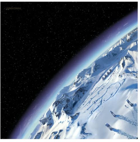 Fantasy Flight Games Battle of Hoth Game Mat Star Wars X-Wing