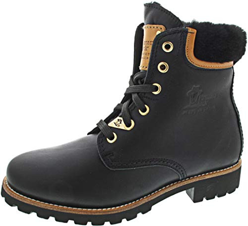 Panama Jack Damen Schnürstiefel Panama 3 Igloo, Frauen Stiefel,Lammfell