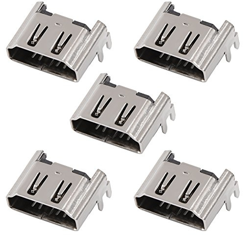 Denash Prise de Connecteur d'interface de Port HDMI pour Carte Mère 4 (5 Pièces)