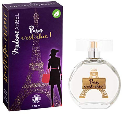 Christine Arbel Paris - Eau de Toilette Femme Madame Arbel Paris C'est Chic ! - Parfum fabriqué en France Vaporisateur 75 ml
