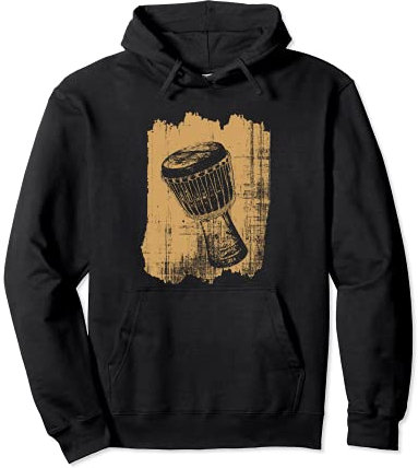 Perkussion Djembe Trommel Pullover Hoodie