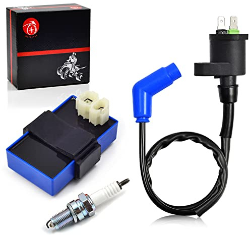 igniter CDI Box and Ignition Coil Spark Plug For Honda FourTrax 300 TRX 300 TRX300FW 2x4 4x4 1989 1990 1991 1992 1993 OEM 30410-HC4-770 30510-HC4-000