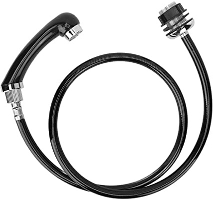 Waschbecken Wasserhahn Aufsatz Adapter Gartenschlauch Duschkopf mit Schlauch Schlauchadapter Duschschlauch Handbrause Haare waschen Shampoo Schale Shampoo Duschkopf Duschdüse Salo