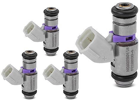 Frankberg 4 x iniettori per iniettori compatibili con Altea 5P1 1.4L 2006-Oi II 1Z3 1.4L 2004-2013 Golf IV 1J1 1.4L 1.6L 1997-2005 Replace# 805009523201