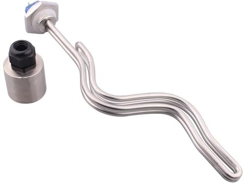 Riscaldatore ad immersione NPT da 240 V 1 POLLICE Elemento riscaldante in acciaio inossidabile 304 for attrezzature for la produzione di birra Filetto da 32 mm 4500 w 5500 w 6500 w (Color : Heater on