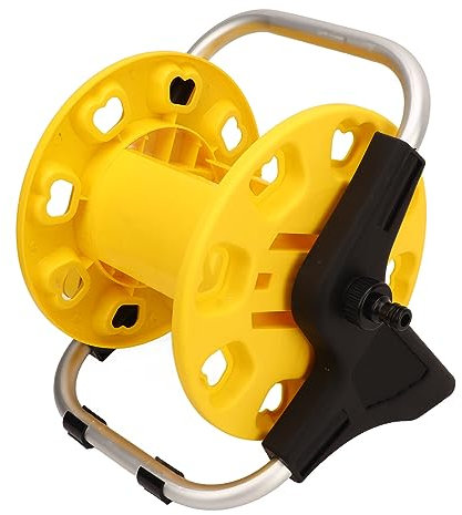 Schlauchtrommelwagen, Aluminium-Schlauchwagen Zum Mühelosen Aufziehen von Garten-Wasserpfeifenwagen, Dicke Gummischutzvorrichtungen, Einfach zu Verwenden für Hof, Rasen, Garten,