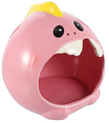 SEWOART Hamster Schlafnest Cartoon Design Keramikhaus Bequemes Nest Für Haustiere Verstecktes Hamsterversteck Kleine Tierunterkunft