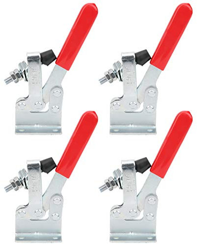 Pinces à sauterelle rapide, plaque fixe à tige droite, outils de maintien de meulage vertical pour la fabrication de soudage