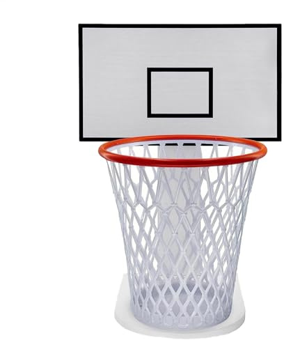 Basketball -Hoop -Form -Mülleimer - Madebasket Basketballmotiven, Hoopshaped -Abfallbehälter | Attraktiver Basketball -Hoop -Mülleimer, Sportdekor Wastkorb, Toilettenmüll für das Lernen Wohnzimmer