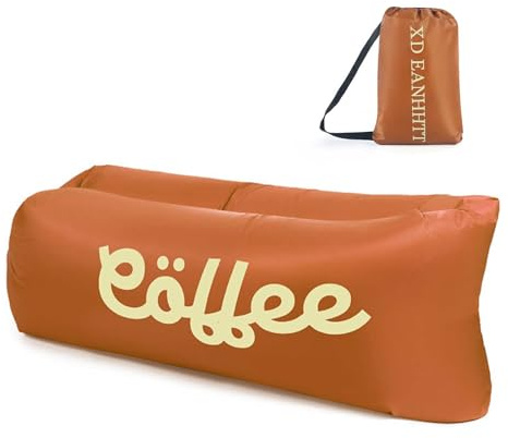 Balakaka Aufblasbarer Safa 160 * 75 * 55cm, Wasserdichtes Aufblasbares Luftsofa Bringen Aufbewahrungstasche, Tragbar Faltbar Air Lounger für Camping Strand Wandern Reisen