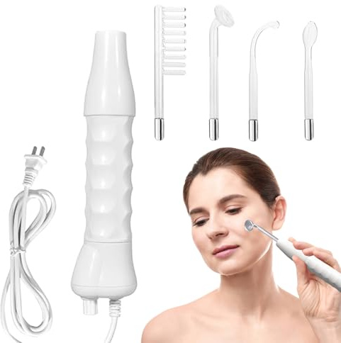 Máquinas Faciales De Alta Frecuencia - 4 En 1 De Cuidado Diario Puro,Con Luz Neón Portátil Multifuncional Para Masaje Capilar Belleza Y Reafirmación Facial En Casa