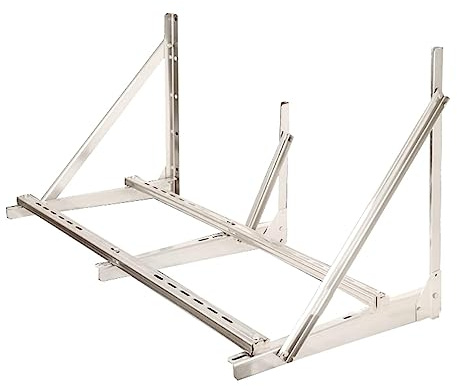 LIQONWAG Support de Montage Pour Climatiseur Extérieur,Rt Universel Robuste Pour Climatiseur,Rt de Condenseur En Acier Inoxydable Pour Mini-Climatiseurs Split Sans Conduit, Montage Mural Extérieur/8-1