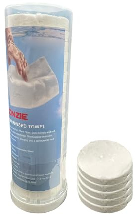 Compressed Towel 20 Piece Portable Washcloth Sheets