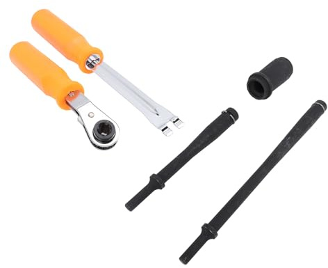 ZDETGU Set di Cacciaviti per Boccole Perno di Ancoraggio, Attrezzi in Metallo per Camion e Rimorchi, Boccole da 1 3/8 Pollici, Compatibili con OE 29450 29090, Impugnatura Ergonomica Facile (con