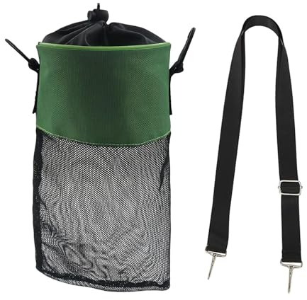 Bvdfgk Borsa Porta Mollette Da Bucato Sacchetto Appendibile Porta Pinze con Gancio Sicuro Rete Traspirante Contenitore Compatto Adatta per Lavanderia Bagno C, Verde