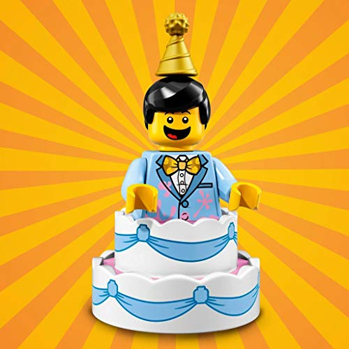 LEGO Series 18 BIRTHDAY CAKE GUY Minifigure (#10/17) - Bagged 71021