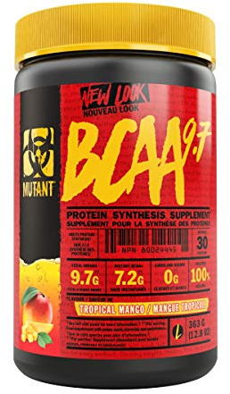 Mutant BCAA 9.7 – Tropischer Mango-Geschmack, 90 Portionen, BCAA-Formel für bessere Hydration, Muskelregeneration und Leistung