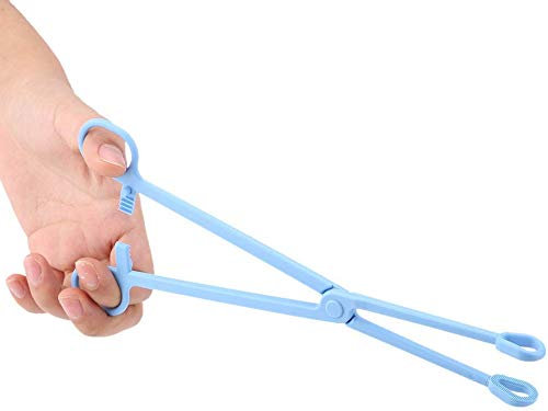 HEEPDD Reptilien-Fütterungsclip, 24 cm, Kunststoff-Futterpinzette, Haustier-Erhöhung Fütterungswerkzeug für Schildkröten, Eidechse, Frosch, Spinne, Taranteln