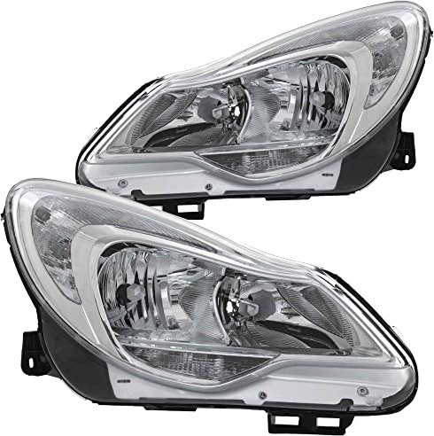 Halogen Scheinwerfer Set CORSA D Bj. 01/11- H7/H1 mit Motor