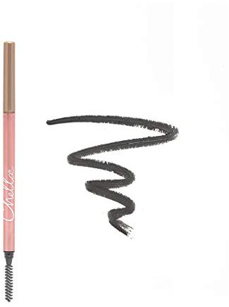 Chella Eyebrow Pencil, Graceful Grey - Vegan, Free from: Gluten, Cruelty, and Paraben. Long Wearing, Smooth Consistency