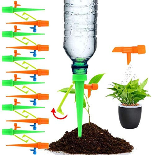 Irrigation Goutte à Goutte Kit,Arrosage Plantes Automatique, Automatiques avec Vannes Système D’Irrigation Goutte-à-Goutte, Arrosage Goutte a Goutte, avec Vannes de Régulation（15 Pcs）