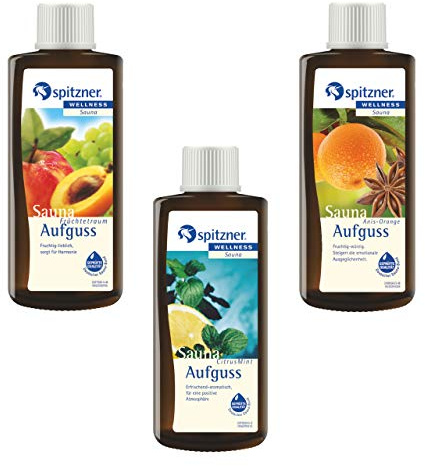 Spitzner Saunaaufguss Set Minzige Früchte (3 x 190ml)
