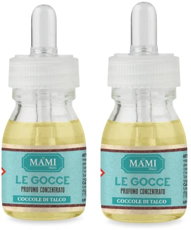 Mami Milano Le Gocce profumo concentrato - confezione da 2 - Coccole di Talco