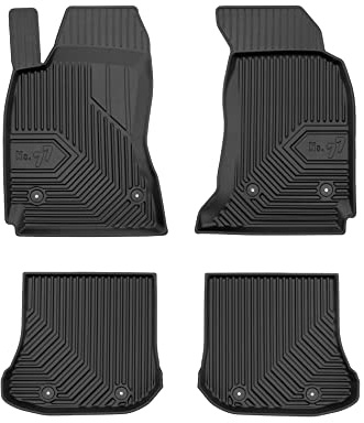 FROGUM No.77 Gummimatten Ganzjahresset von Auto Fußmatten Autofussmatten für Audi A4 B5 1996-2001 | Langlebiges TPE Material