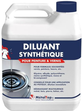 Metaltop - Diluant Synthetique - IIncolore - RAL Incolore - Pot 60 L