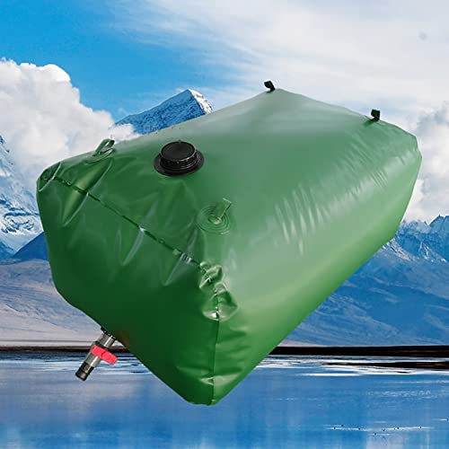 AoForce Zusammenklappbares Wasserspeicherfass/Wasserbehälter mit großer Kapazität/Faltbare Blaue Wasserspeicherblase/Tragbarer Notfall-Wassertank (Size : 1000L)