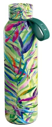 Quokka SOLID CON SUPPORTO NATURE | TERMO BOTTIGLIA IN ACCIAIO INOX CON SUPPORTO 630 ML